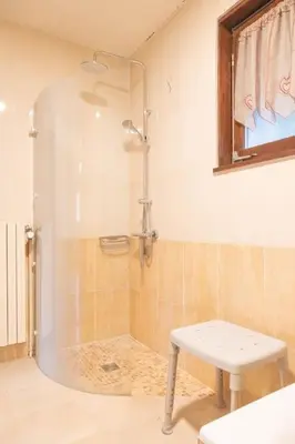 Salle de bains dans l'établissement Chalet des 3 Vallées, spacious and comfortable 12p