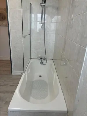 Salle de bains dans l'établissement La Mulhousienne F3 Centre ville
