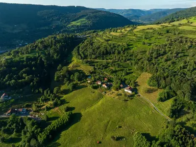 Paysage naturel près de la maison de vacances