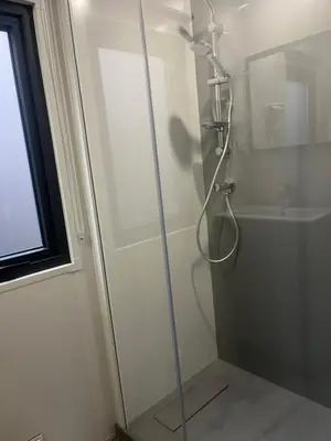 Salle de bains dans l'établissement CAMPING KAYSERSBERG