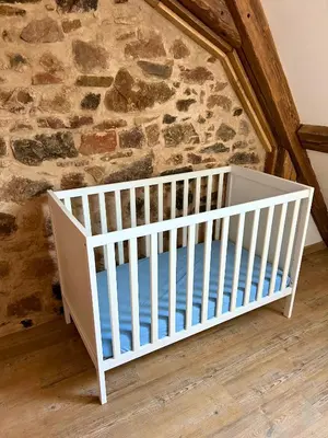 Un ou plusieurs lits dans un hébergement de l'établissement La p'tite maison