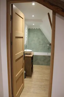 Salle de bains dans l'établissement La p'tite maison
