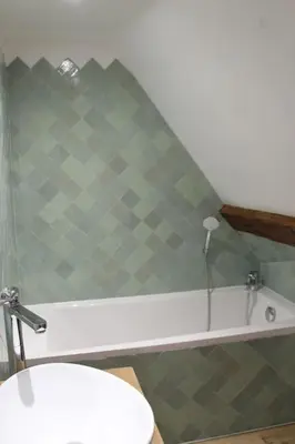 Salle de bains dans l'établissement La p'tite maison