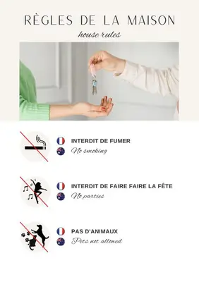 Plan de l'établissement Charmant Cottage de village