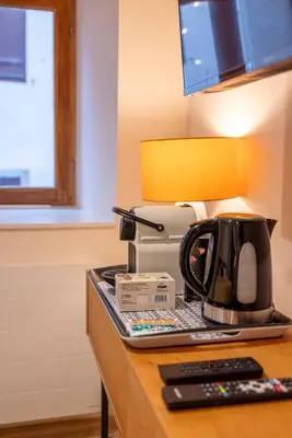Plateau bouilloire dans l'établissement Petit studio pour 2 personnes au cœur de Selestat