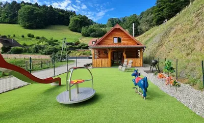 Jardin de l'établissement Chalet bambi