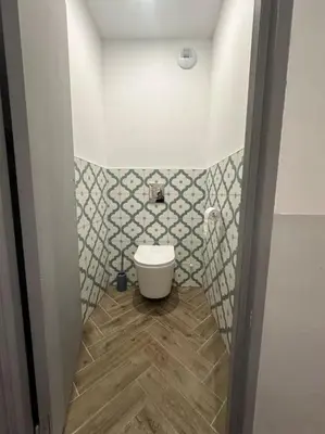 Salle de bains dans l'établissement L’ancienne ferme