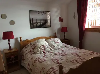 Un ou plusieurs lits dans un hébergement de l'établissement Gérardmer : appartement 43m2, classé 3*, vue lac