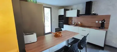Cuisine ou kitchenette dans l'établissement Obordubleu