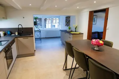 Cuisine ou kitchenette dans l'établissement Chez Franz Alois