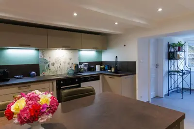 Cuisine ou kitchenette dans l'établissement Chez Franz Alois