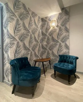 Coin salon dans l'établissement Gîte des oiseaux