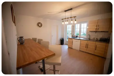 Cuisine ou kitchenette dans l'établissement La Chaumière Alsacienne