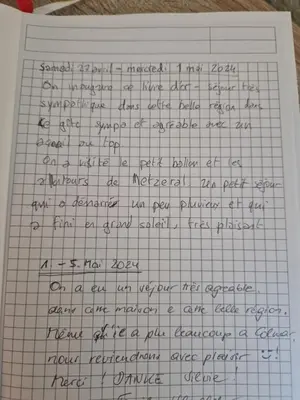 Plan de l'établissement Le gîte de Cléo, maison spacieuse et paisible.