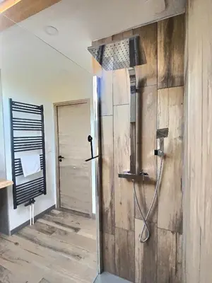 Salle de bains dans l'établissement Maison familiale des Privilèges
