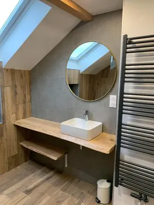 Salle de bains dans l'établissement Maison familiale des Privilèges