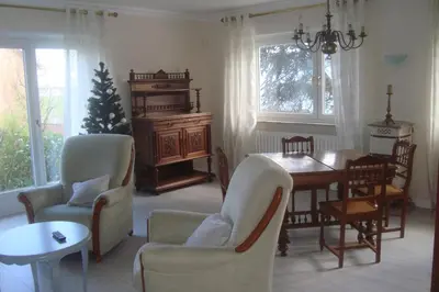 Coin salon dans l'établissement Maison proche du centre de Colmar - Chez Michel
