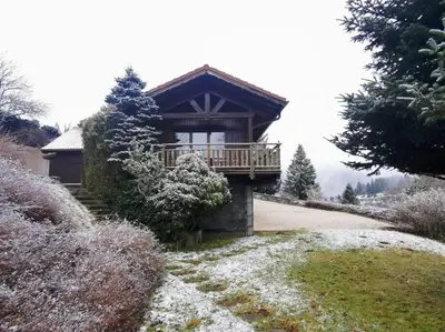 Paysage naturel près de le chalet