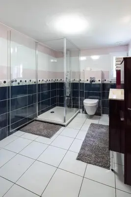Salle de bains dans l'établissement Gîte Pomme d'Api