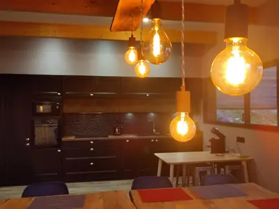 Plan de l'établissement Chalet Lignum, Exceptionnel - Sauna & SPA - vue sur les montagnes, 8 minutes des pistes.