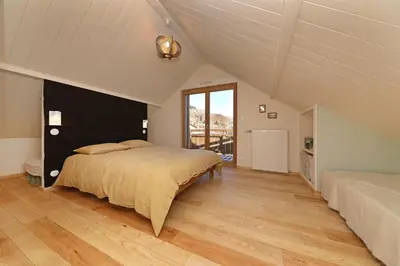 Un ou plusieurs lits dans un hébergement de l'établissement Duplex Fa7 - Duplex éco-rénové