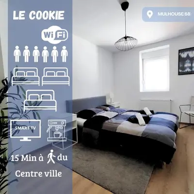 Un ou plusieurs lits dans un hébergement de l'établissement #Lesgourmandises
