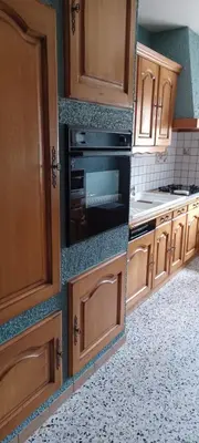 Cuisine ou kitchenette dans l'établissement la belle vue