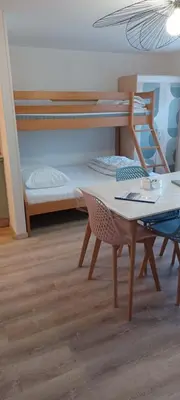 Un ou plusieurs lits dans un hébergement de l'établissement le studio