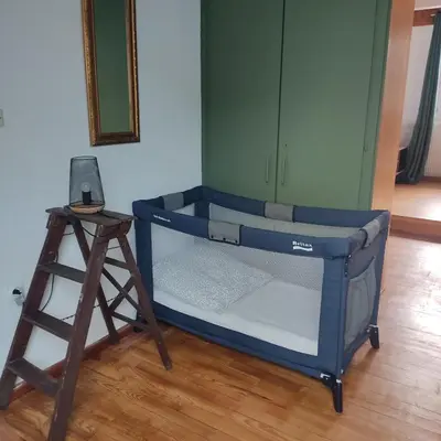Un ou plusieurs lits dans un hébergement de l'établissement Appartement Love à Lauw