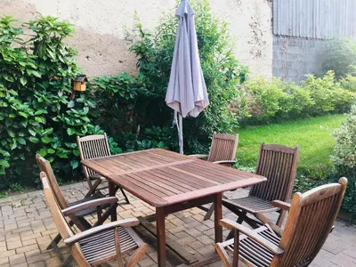 Jardin de l'établissement Gîte familial 6 personnes