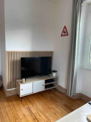 Télévision ou salle de divertissement dans l'établissement Charmant appartement en centre ville
