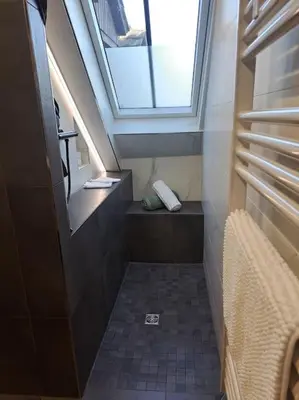 Un ou plusieurs lits dans un hébergement de l'établissement Bel Appartement, Sélestat