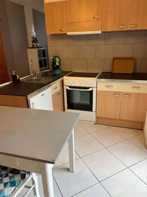 Cuisine ou kitchenette dans l'établissement studio plein pied