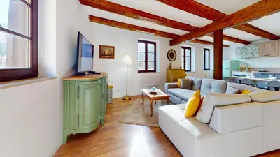 Coin salon dans l'établissement La Renaissance Moderne