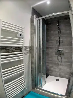 Salle de bains dans l'établissement SouthBay Appartement Hyper Centre Mulhouse