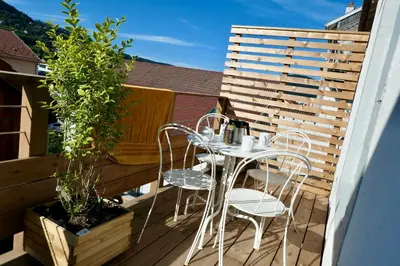 Balcon ou terrasse dans l'établissement Place Des Vosges