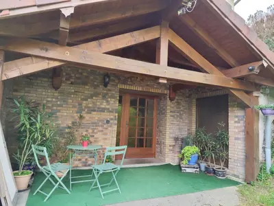 Jardin de l'établissement Chambres d'hôtes Hébergement F.Mathieu