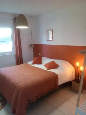 Un ou plusieurs lits dans un hébergement de l'établissement Appartement près Europapark et Rulantica