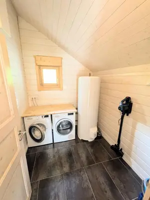 Plan de l'établissement Chalet Sauna jacuzzi 6 personnes
