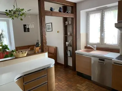 Cuisine ou kitchenette dans l'établissement ALSACE GITE 5 PERSONNES - 3 CHAMBRES - 2 SDB