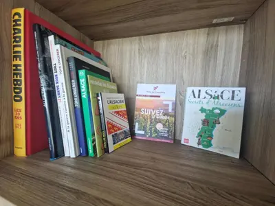 Bibliothèque dans l'appartement