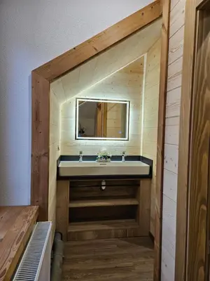 Plan de l'établissement Gîte Bleuet, petit LOFT 2 à 6 personnes, avec salle de jeux et SPA dans la résidence