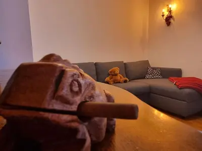 Coin salon dans l'établissement La Maison Chamarrée