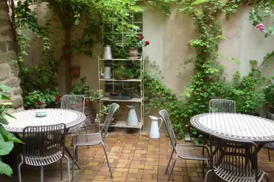 Jardin de l'établissement Studio les Hirondelles - 2 personnes à Ribeauvillé