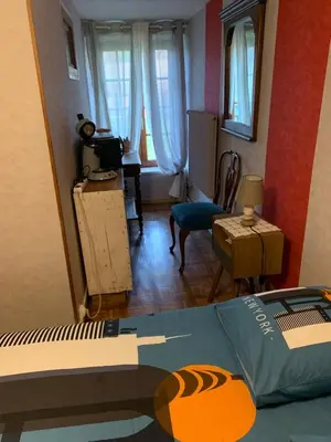Cuisine ou kitchenette dans l'établissement chambre proche Gerardmer