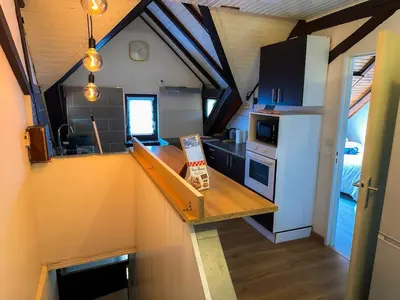 Cuisine ou kitchenette dans l'établissement Spacieux Appartement 3 chambres Cosy