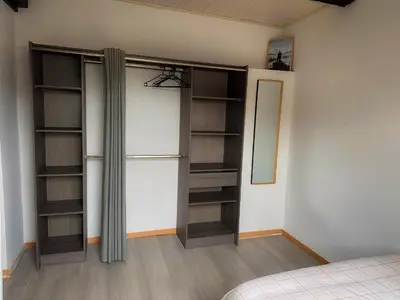 Un ou plusieurs lits dans un hébergement de l'établissement Spacieux Appartement 3 chambres Cosy