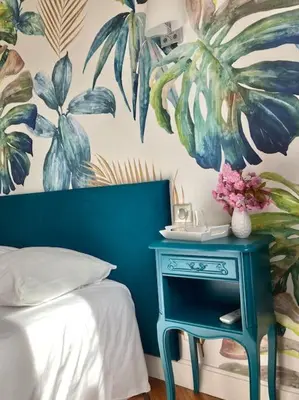 Un ou plusieurs lits dans un hébergement de l'établissement Appartement avec jardin centre ville de Belfort