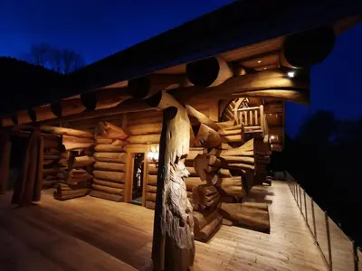 Plan de l'établissement Chalet 10 pers sauna & SPA La tanière des Vosges