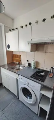 Cuisine ou kitchenette dans l'établissement Petit cocon nature centre-ville